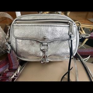 Rebecca Minkoff silver crossbody